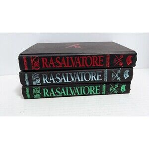 FORGOTTEN REALMS THE HUNTERS BLADES TRILOGY R.A. SALVATORE HARDCOVER FIRST PRINT